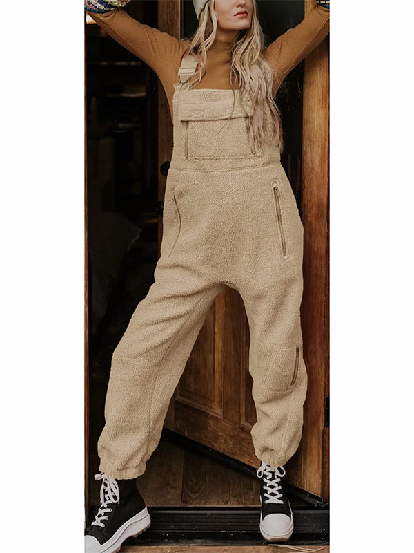 Fleece Overalls