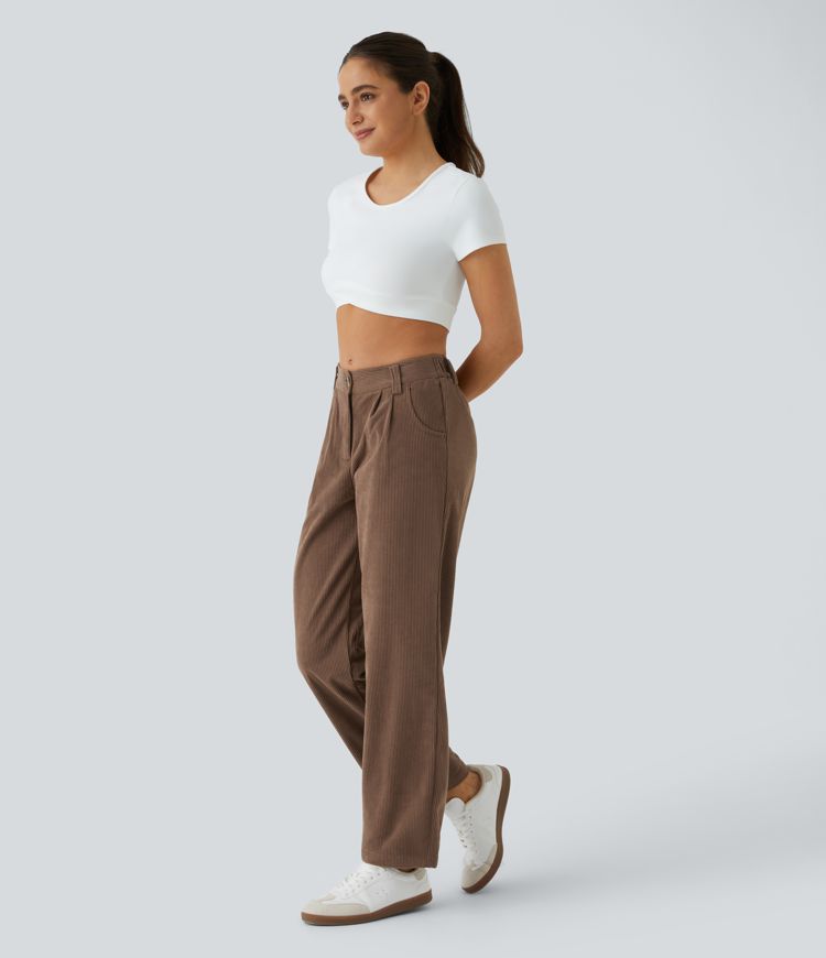 Casual Corduroy Pants