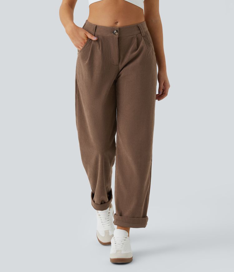 Casual Corduroy Pants