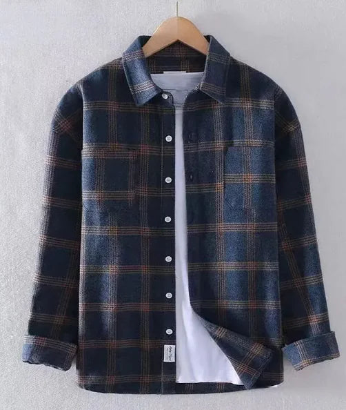 Classic Plaid Long Sleeve Shirt